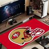 San Francisco 49ers Mouse Pad, Large Gaming Desk Mat, Non-slip XXL Mousepad for Laptop & Tablet, Mini PC Playmat with Stitched Edges