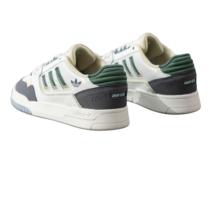 adidas Originals Unisex Drop Step Low 2.0 Clover White Green Casual Sneakers JP5885