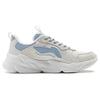 Li Ning Firefly Abrasion Resistant Slip Resistant Low Top Casual Shoes Women's White Blue AGCT388-3