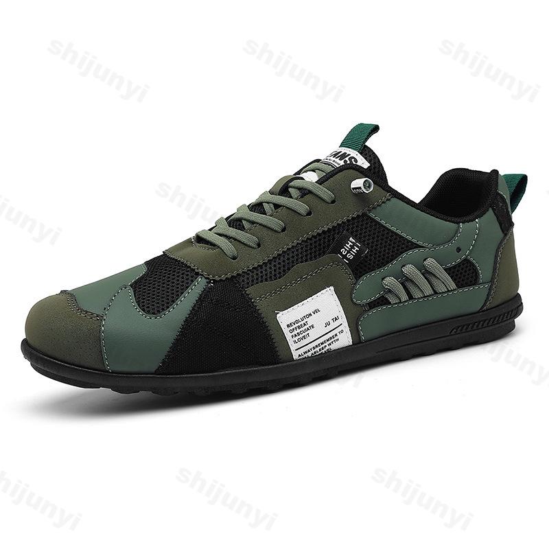 Fashion 2025 Men's Mesh Breathable Splicing Summer Lightweight Fashion Loafers Slip on Casual Shoes Comfortable Color Blocked Sneakers