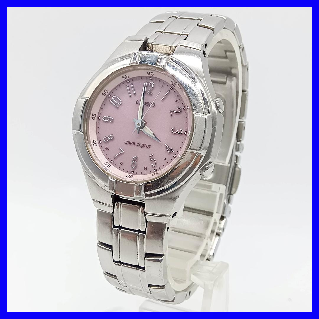 

[USED] 295 Solar Radio-Controlled Watch, Working Casio Wave Ceptor, Ladies Watch