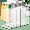 Decorative Book Organizer for Desk 1 Pc Clear Bookend Heavy Book, Acrylic Shelf Organizer, Vertical Workstations L Shaped Stopper Bedroom Library