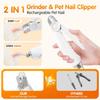 Global Platform Quota Limited Available Factory  New Pet Product 2-in-1Pet Nail Clipper Trimmer Dog Small Medium Large
