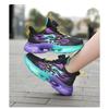 Kids Running Shoes With Rotating Buckle Breathable Mesh Low Top Boys Girls