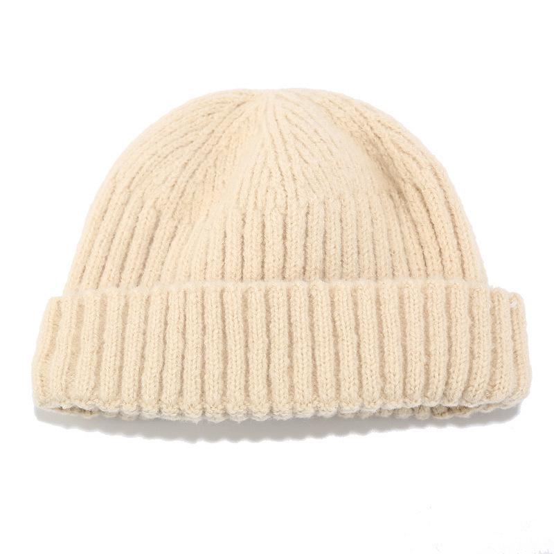 Autumn and Winter Street Trendy Hip Hop Guapi Hat Korean Edition Solid Color Knitted Hat Men's and Women's Outdoor Warm Hat