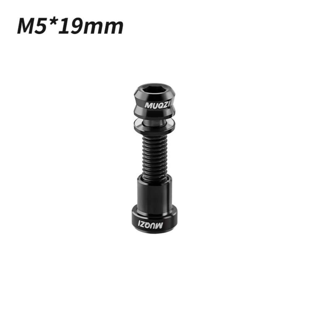 Titanium Bolt M5x17mm M5x19mm Bicycle Nut Titanium Alloy Stem Bolts MTB Road BMX Folding Bike Screw Accessories
