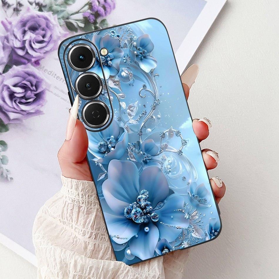 For Tecno Spark 40 Pro / 40 Pro+ Elegant Floral Butterfly Phone Case For Tecno Spark 40Pro Plus KM6 KM7 Soft Silicone TPU Cases