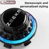LINNUNU 4Pcs For ZEEKR 001 7X 2026 Car Wheel Hub Center Cap ABS Snap-on Styling Badge Rim Cover Exterior Decoration Accessories