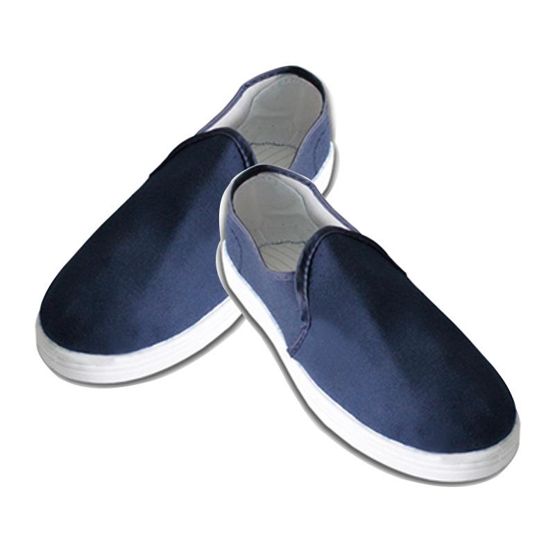 Unisex Anti-Static PVC Mid-Cut Work Shoes - Lightweight, Dust-Free, Soft Sole for Labor Protection
