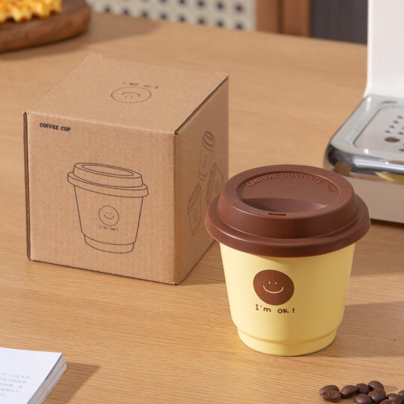 Cupa de Hârtie Formă Cană de Cafea Ceramică cu Valoare Mare Cană și Cană de Latte deosebit de frumoasă