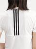 Adidas Aero Lady Designed To Move 3 Stripes Short Sleeve 28838 Japanese Size M T-Shirt Women's White/Black (GL3812)