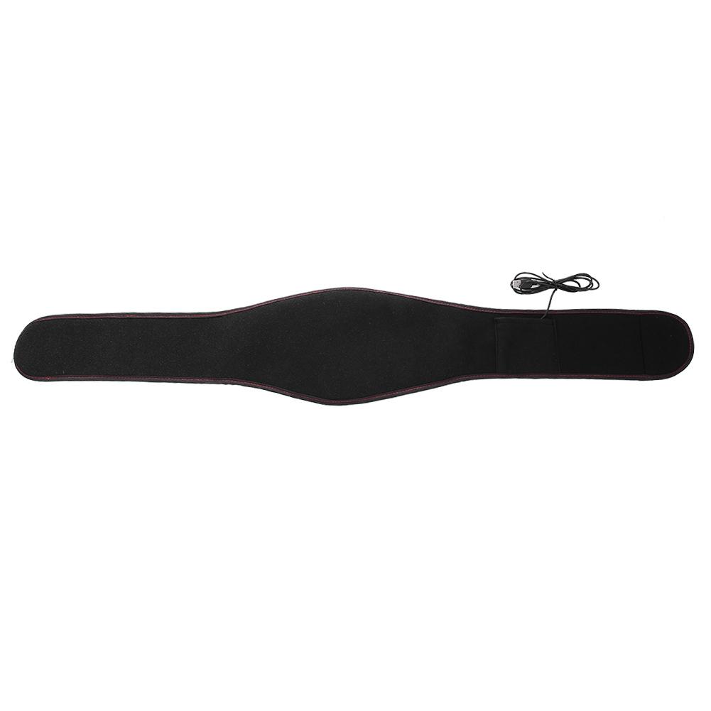 USB Back Support Belt Waist Heating Pad Hot Cold Brace Pain Relief Muscle Lumbar Kit Waist Care
