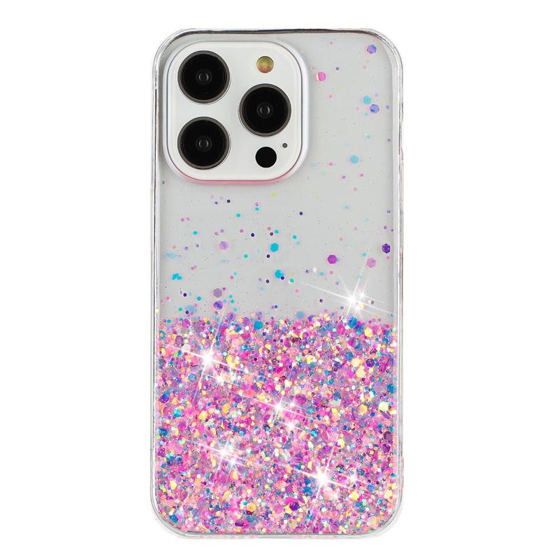 Glitzernde Nacht leuchtende TPU-Hülle für iPhone Air 17 16 15 13 12 11 Pro Max 14 Plus 17Pro 16Pro I Phone Flüssiger Treibsand Deckel