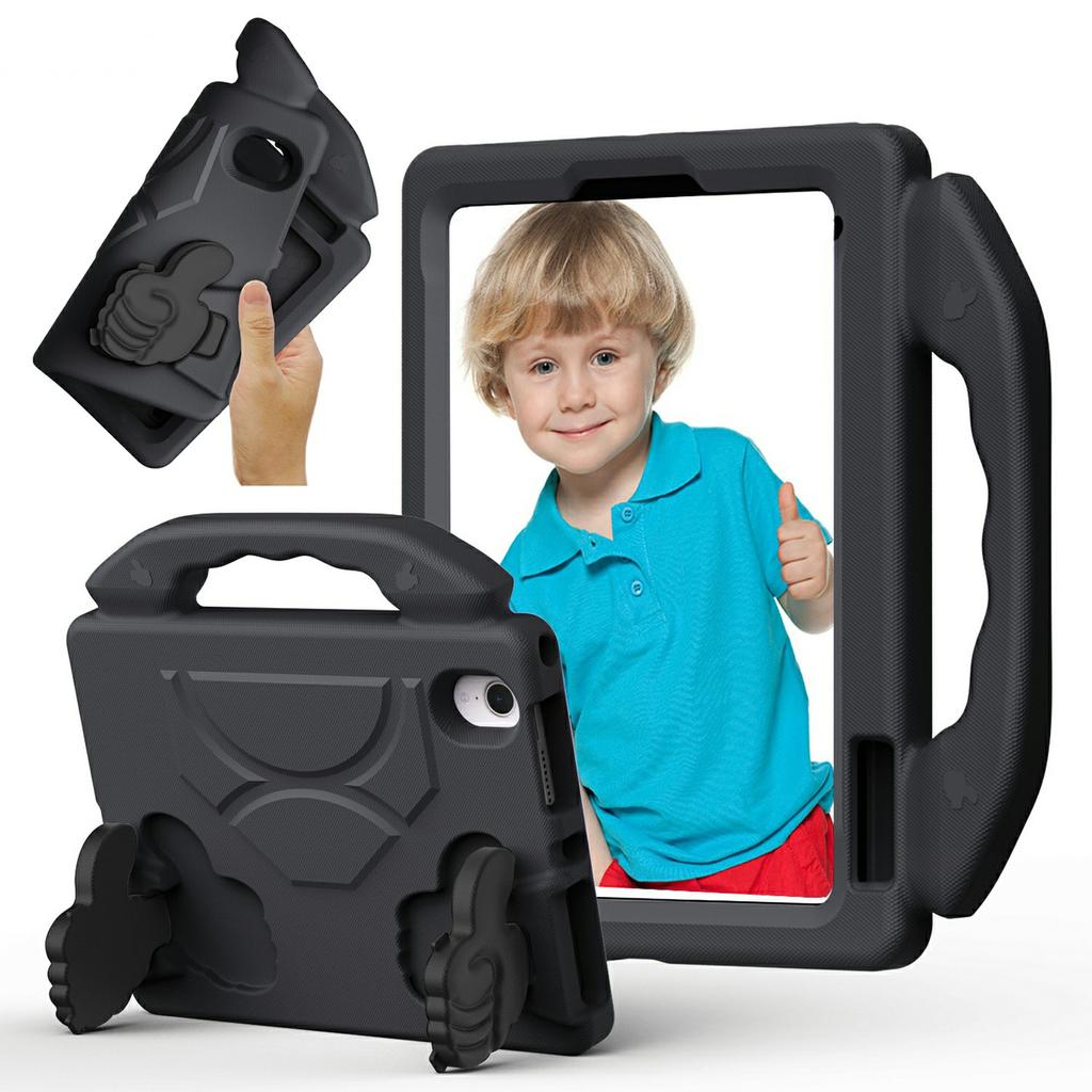 For iPad Mini (2024)/(2021) Case Ultra-Soft EVA Thumb Kickstand Tablet Cover