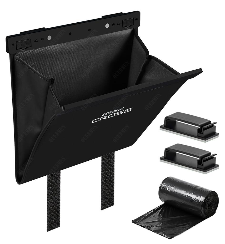 Car Trash Car Garbage Car Storage Seat Back Rear Seat with PU Large Includes 15 Trash Passenger Car Convenient PU Leather Can, Can, Case, Pocket,
