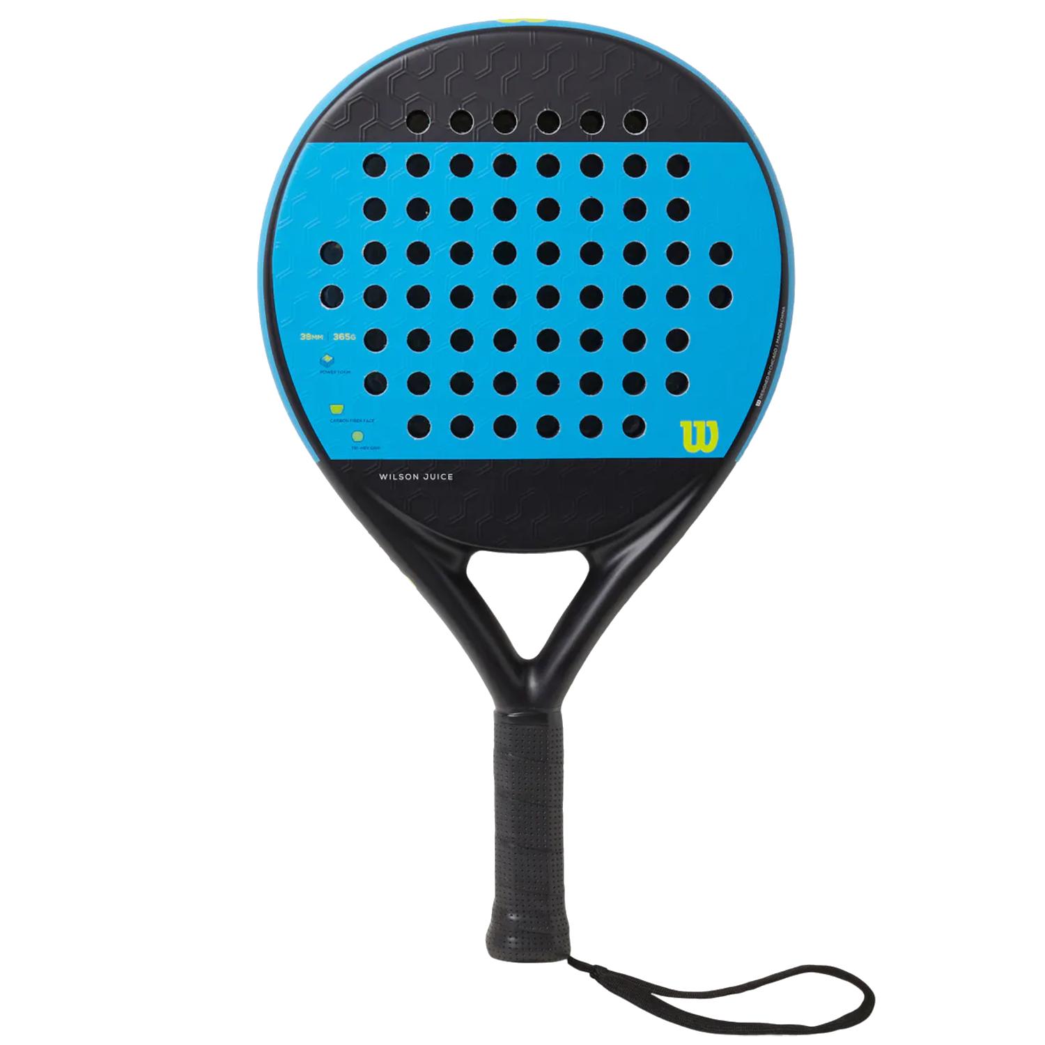 Raquette Wilson Juice Padel, raquettes unisexe bleues 2 bleu