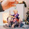 Bag Charm For Tote Bag Decorative Auto 2D Acrylic Pendant Ornament Creative Car Suspension Decoration Car Interior Accessories