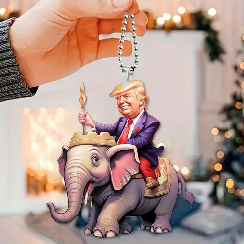 Bag Charm For Tote Bag Decorative Auto 2D Acrylic Pendant Ornament Creative Car Suspension Decoration Car Interior Accessories