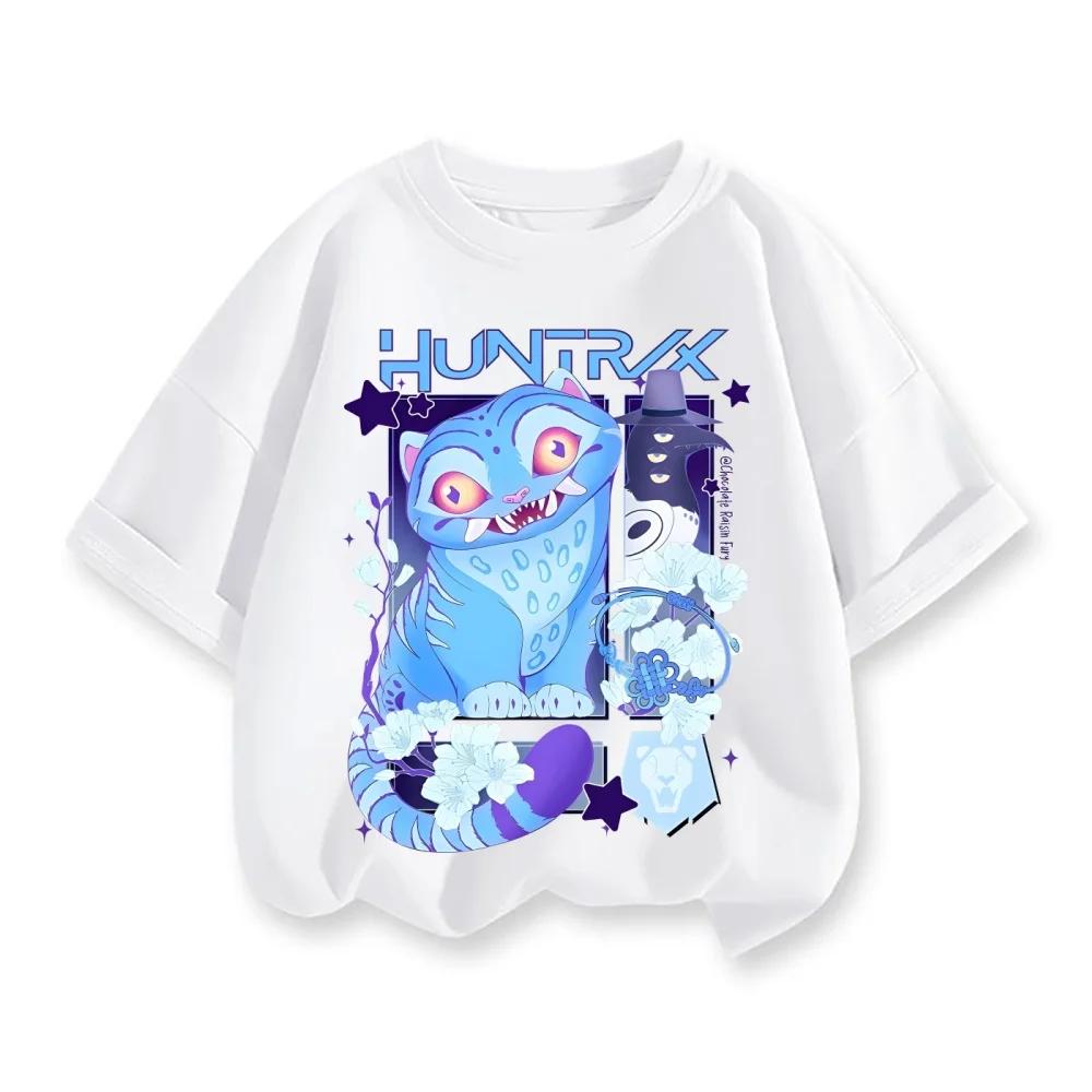 Süße Cartoon Saja Jungen T-Shirts Jungen Mädchen Kurzarm T-Shirt Oberteile Anime Kpop Dämonenjäger T-Shirt Kinderkleidung