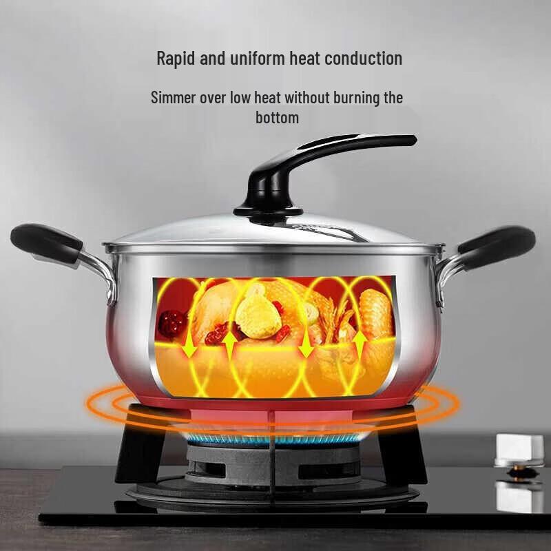 SUPOR 20cm 304 Stainless Steel Soup Noodle Pot