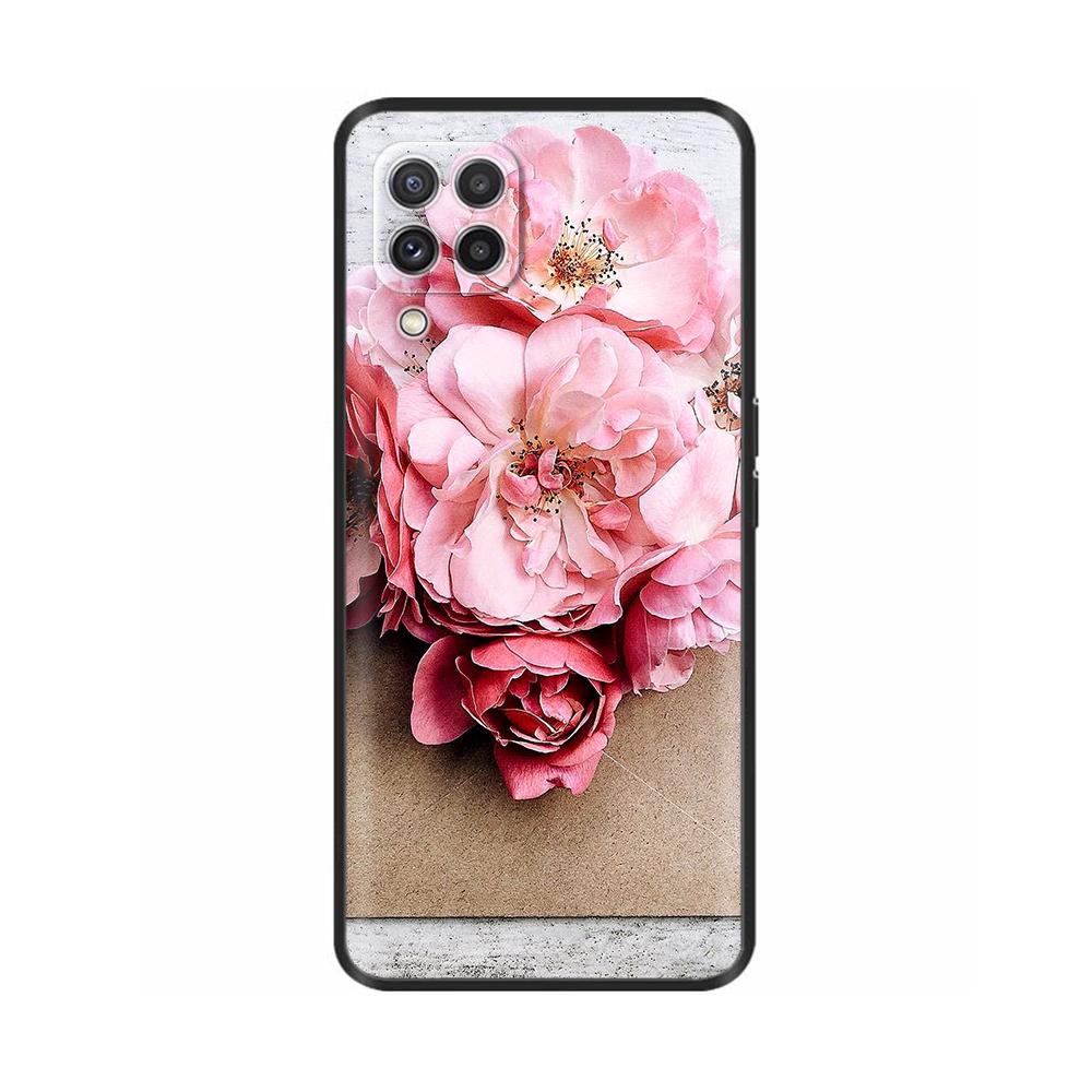 Per Samsung Galaxy A12 Custodia Verniciata Morbido Silicone Liquido Protezione Fotocamera Copri Telefono Per Samsung M12 F12 A 12 Galaxy M12 Fundas