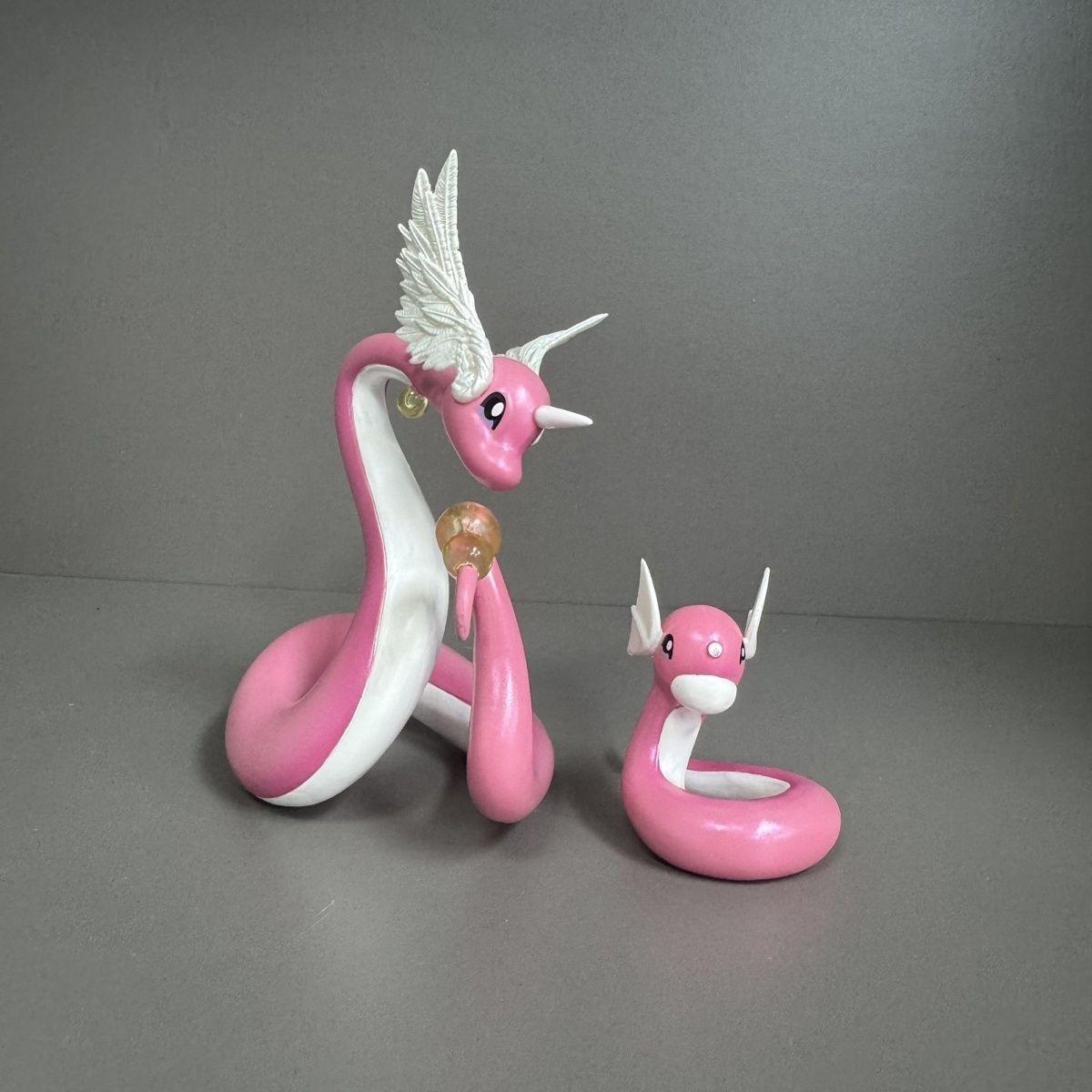 

Anime Pokemon Figure Dragonair And Dratini Action Figures 12cm Pvc collection Model Toys Gifts With box