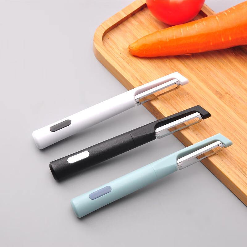 Uutuo Round Handle Stainless Steel Flat Peeler