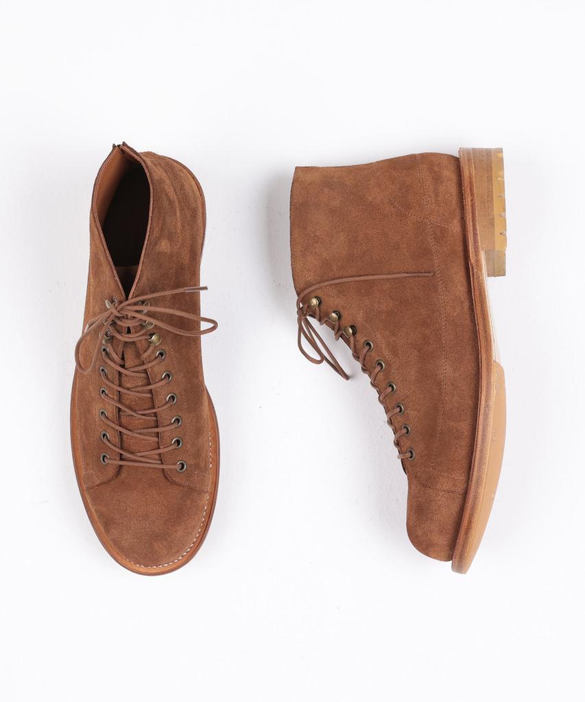 Brenowelt 908 Italian Suede 4-Inch Monkey Boots Goodyear Welt