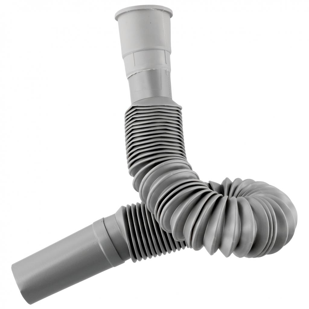 Plastic Flexible Kitchen Basin Strainer Sink Extension Drain Hose Pipe