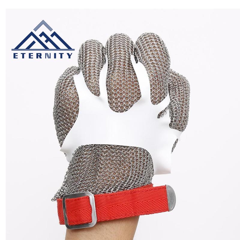 Safety Stainless Steel Wire Mesh Butcher Anti-cutting Chain Mail Glove Xs