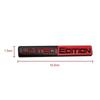 3D Limited Edition Metal Aluminium Adhesive Emblem Rear Trunk Badge Fender Sticker Body Decal Car  Emblem