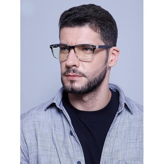 Intellilens | Zero Power Blue Cut Computer Glasses | Anti Glare, Lightweight & Blocks Harmful Rays | UV Protection Specs | Unisex|