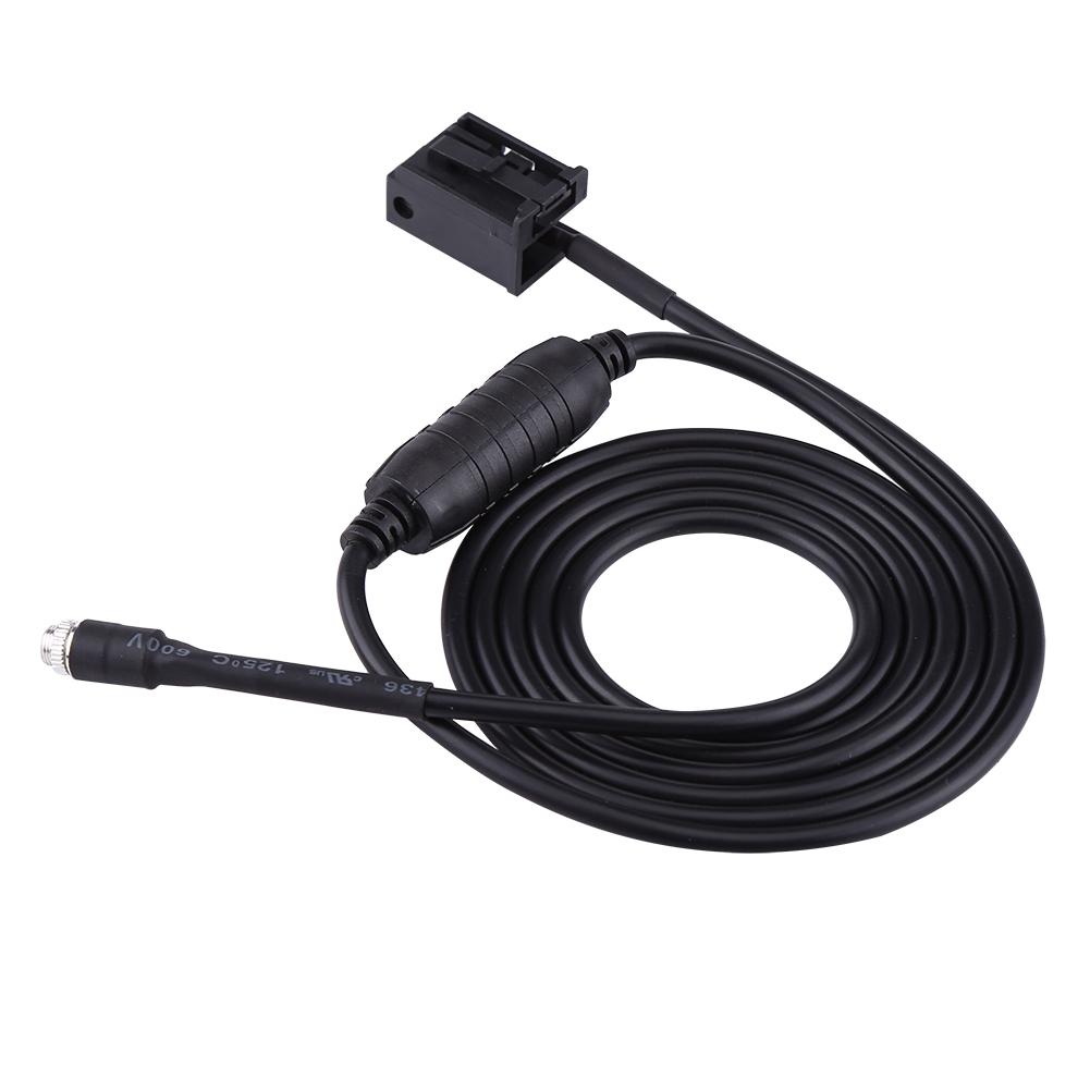 Car Black Female Auxiliary Adapter Cable For BMW E85 E86 Z4 CD X3 E83 12 Pin Line For Ipod