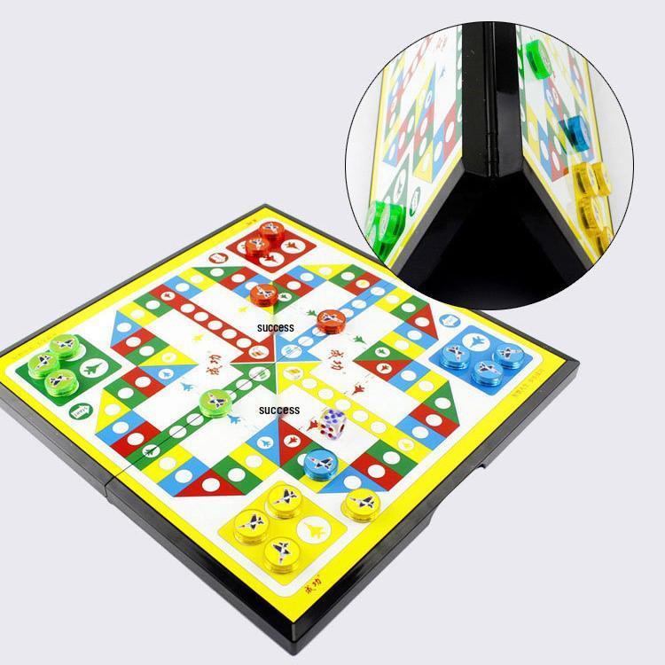 Portable Large Magnetic Ludo Chessboard - Children's Educational Game
