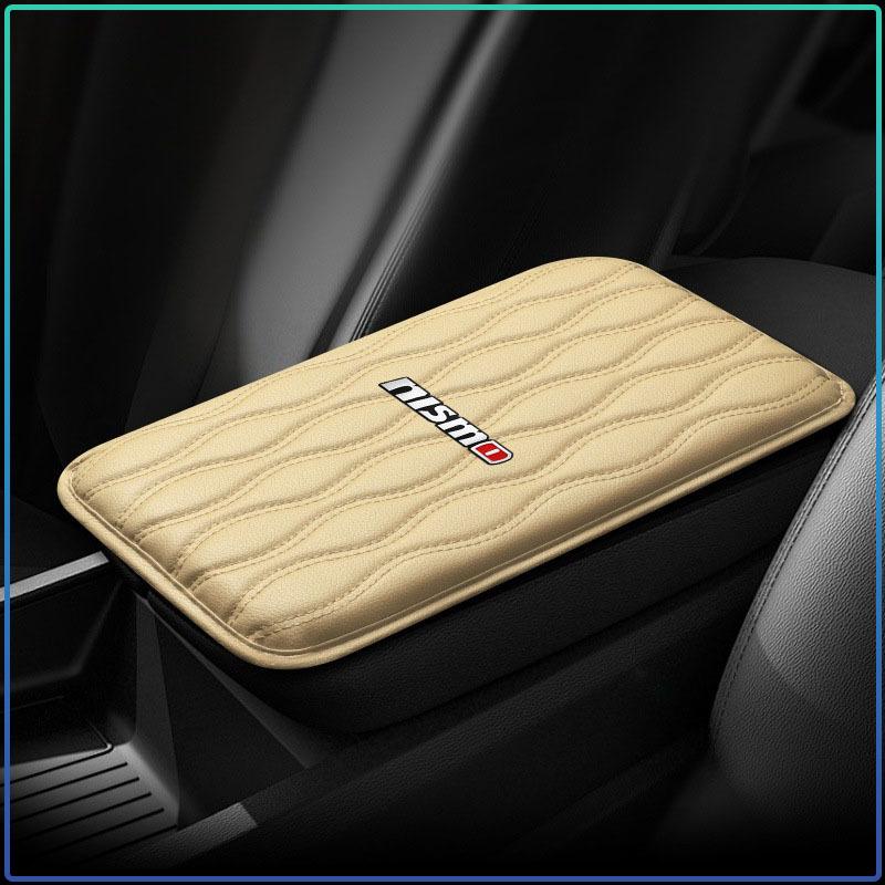 Auto Mittelkonsolenabdeckung Leder Armlehnenmatte Armaufbewahrungsbox Matte Für Nismo Nissan 370Z Coupe Roadster Z34 2009-2020 GTR Juke