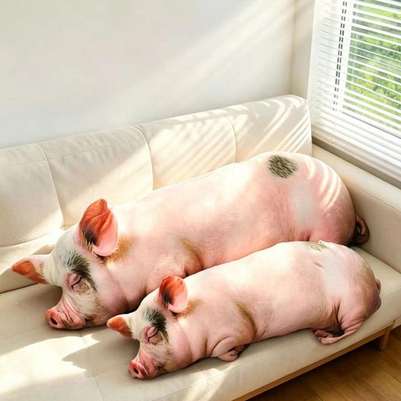 Cuscino a Forma di Maialino Carino per Decorazione della Casa