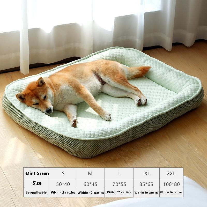 Sommer-Kühlmatte, Isomatte, Haustierbettmatten, atmungsaktiv und saugfähig, geeignet für kleine und mittelgroße Katzen und Hunde