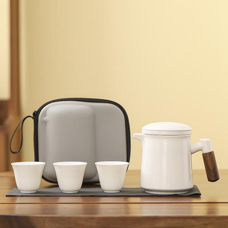 YU Qianli Jiangshan Portable Ceramic Tea Set