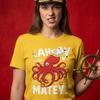 Ahoy Matey Cruise and Kids Tshirt | Scarlet Party Deck Tee | Virgin Voyages T-and Kids Tshirt | nauTeetude
