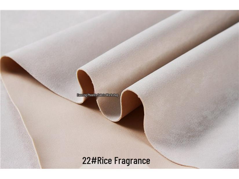 Luxury Snowflake Velvet Suede Air Layer Fabric - Thick, Stretchy, Soft, Delicate Knit