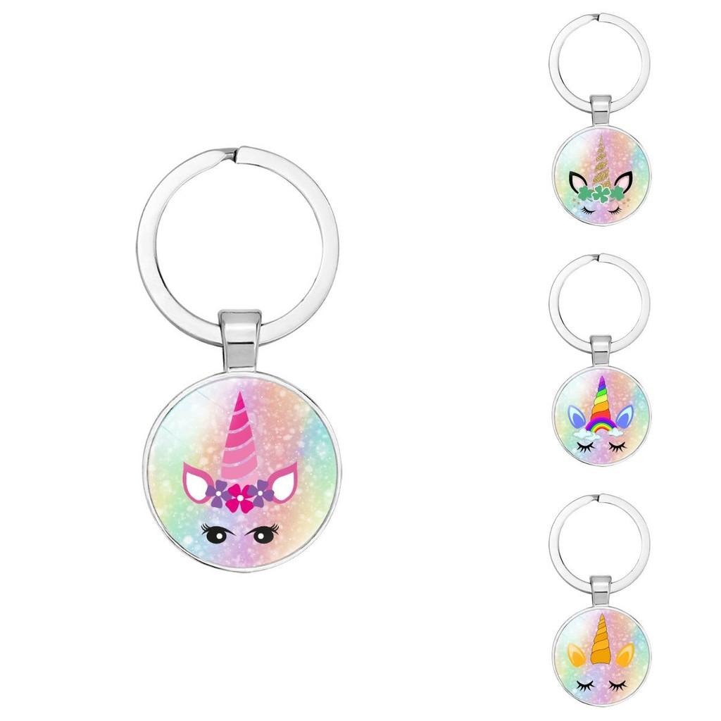 Neue Krone Einhorn Zeit Edelstein Einfacher Anhänger Schlüsselanhänger Taschenanhänger Zinklegierung