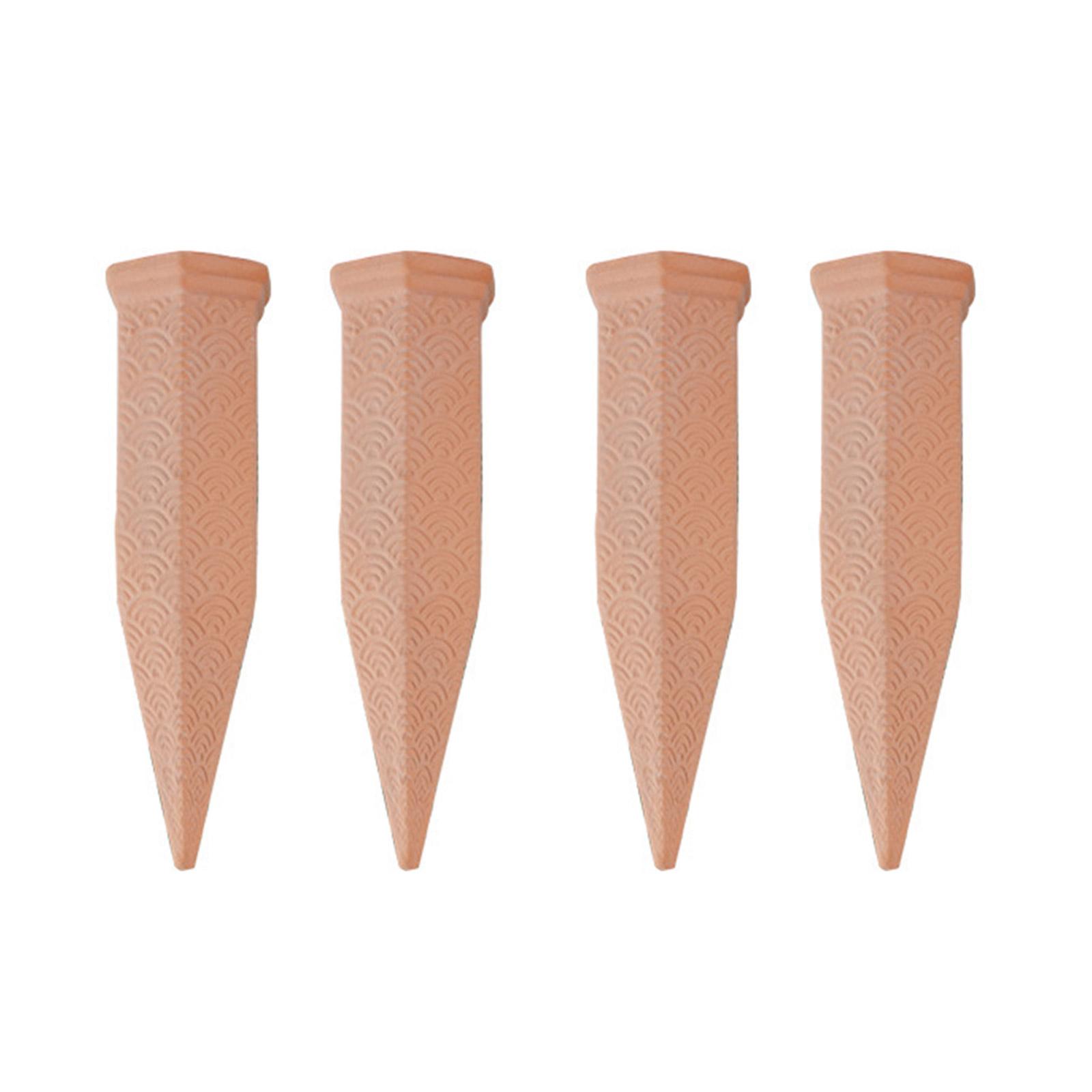 

4 шт./набор Терракотовые колышки для полива Автоматические устройства для полива растений Непрерывный медленный выпуск Стеклянный шар для полива растений