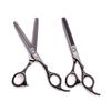 Professional Hairdressing Scissors 5.5" 6'' Purple Dragon Japan 440C Thinning Shears Douuble Side Teeth 15% Thinning Rate