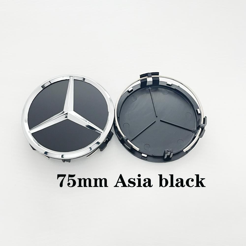 Car Sticker 1Pc 75mm Car Wheel Center Caps For Mercedes Benz W203 W204 W205 W212 W213 W222 W223 X253 W176 W177 C118 W166 W167 A