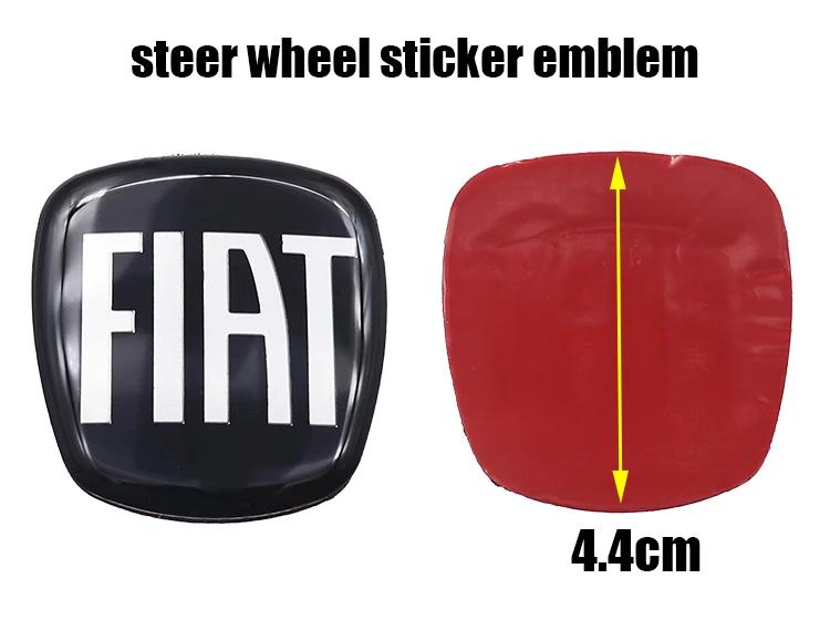 

1pcs 3D 44mm acrylic steer wheel emblem Sticker Car Steering Wheel Sticker Car Interior Emblem Car Accessories For FIAT Abarth 44mm steer wheel