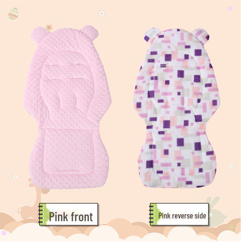 Universal Cotton Cushion Pad for Baby Strollers and High Chairs - Thickened, Four Seasons Use (Autumn/Winter Backrest, Umbrella Stroller).