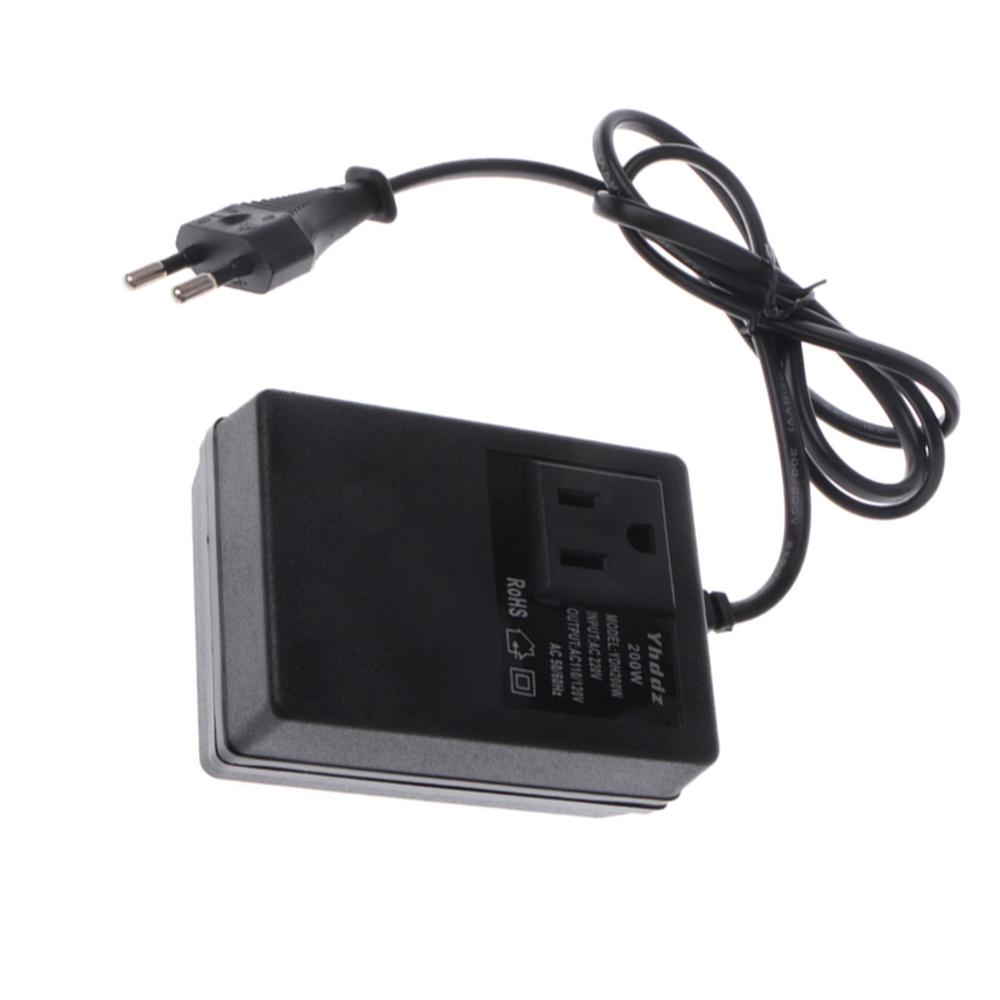 AC Power Adapter 200W EU 220V To 110V Voltage Step Down Travel Voltage Transformer Converter
