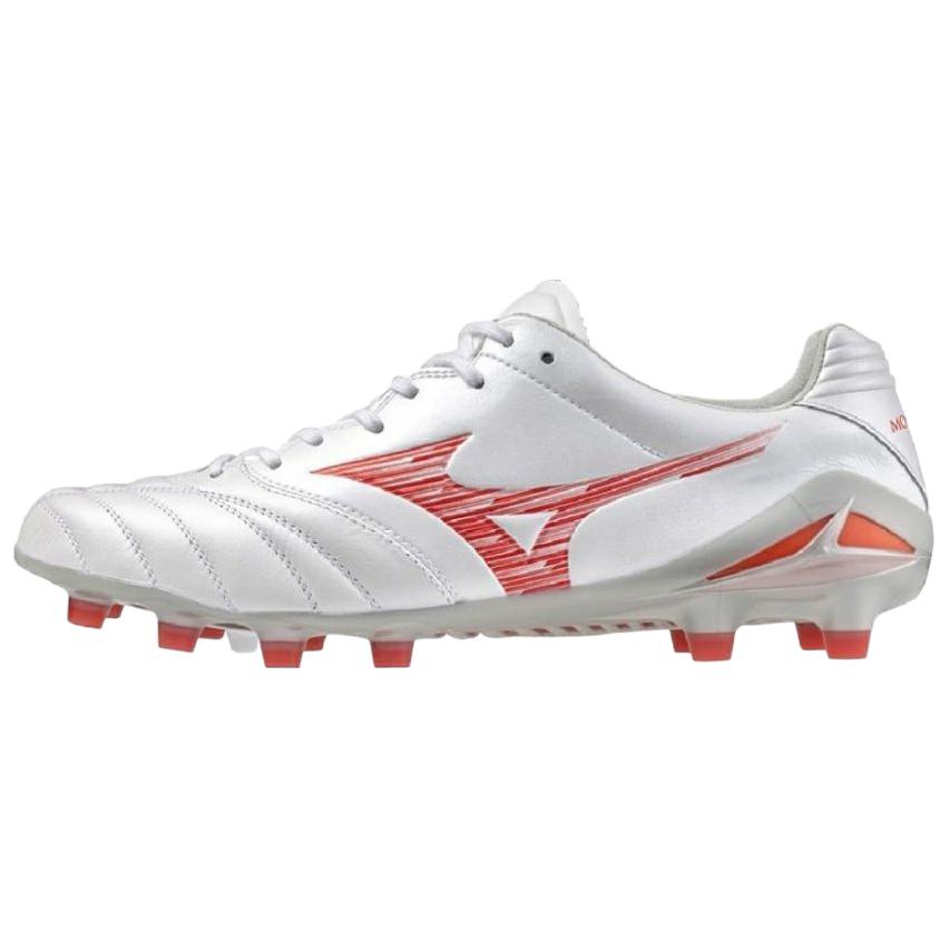 Mizuno Monarcida Neo 3 Comfortable Soft Non-Slip Durable Football Shoes Unisex Football Shoes White Red P1GA242060