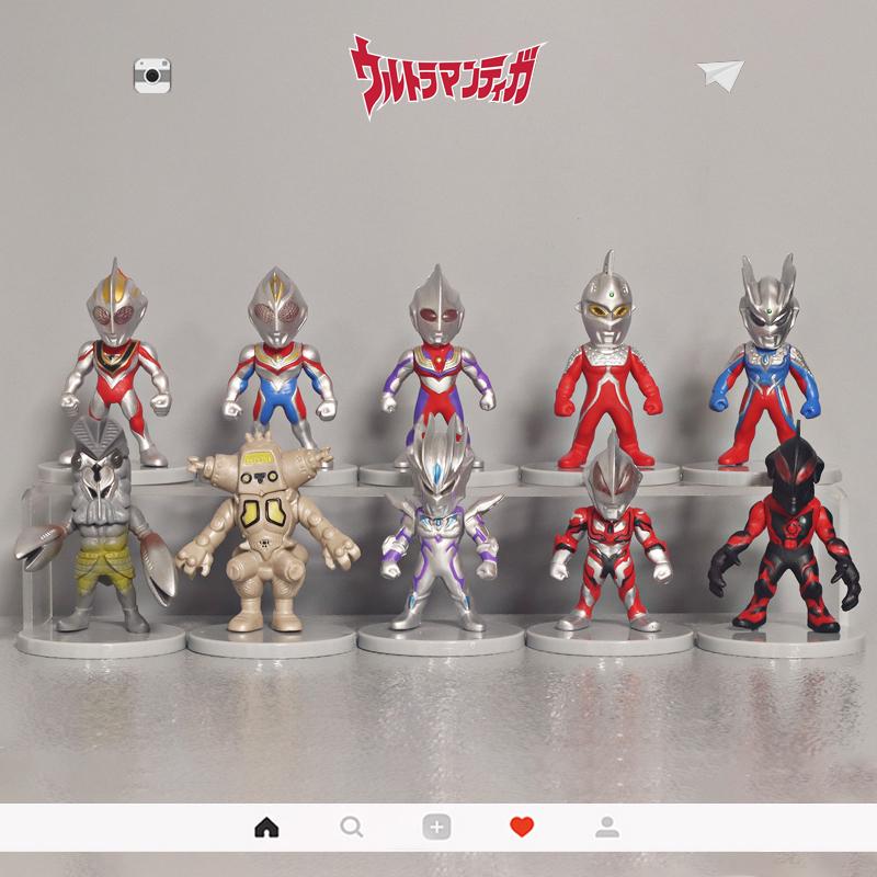 Ultraman Action Figures: Tiga, Zero, Taro, Belial, Geed - Boys  Birthday Gifts