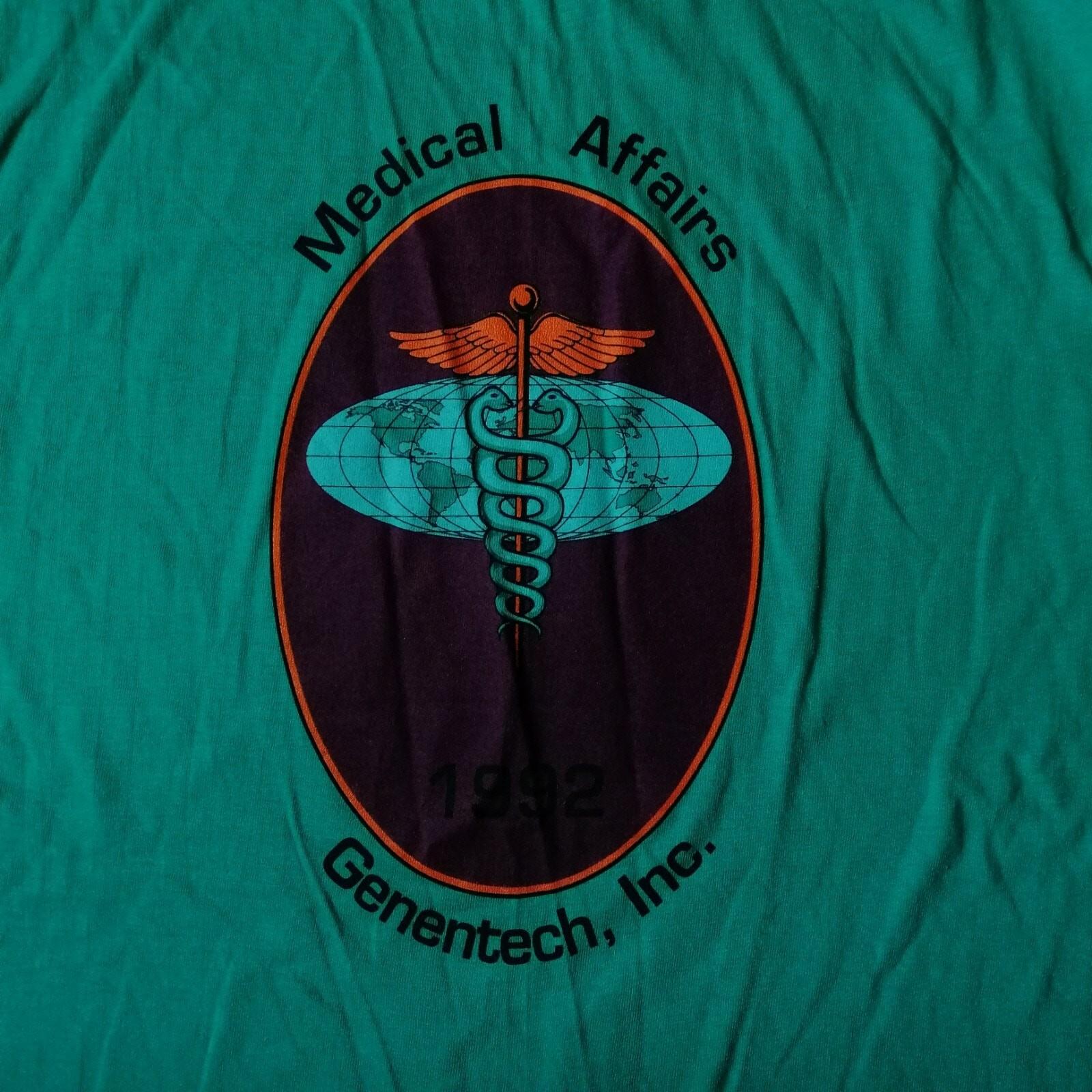 Vintage Genentech Inc Medical Affairs genetic engineering genetics DNA RNA Large XXL